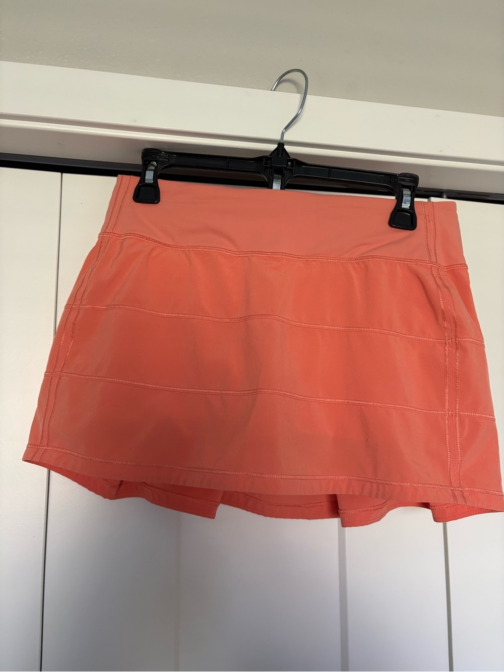 lululemon Coral/Peach Pace Rival Skirt